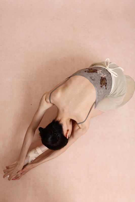 Butterfly — Gilt — Strap Leotard