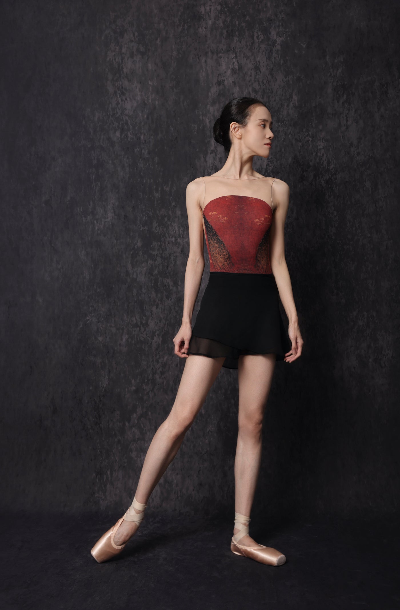Peacock — Mesh Leotard