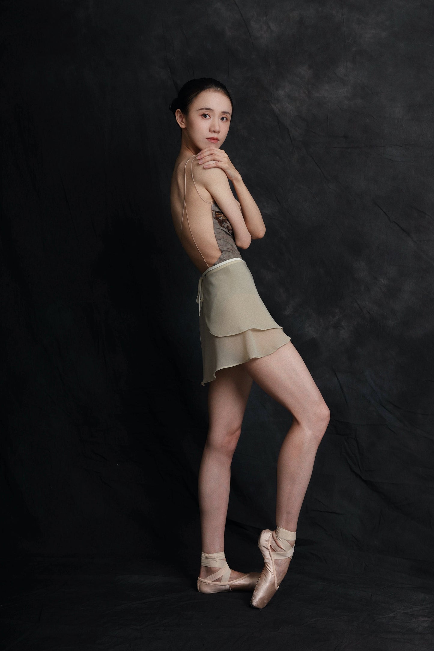 Butterfly — Gilt — Mesh Leotard