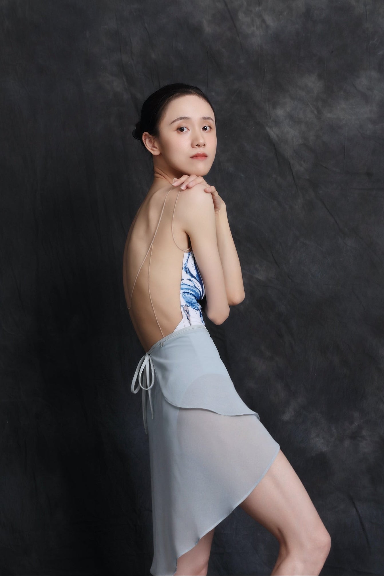 Orchid — Mesh Leotard