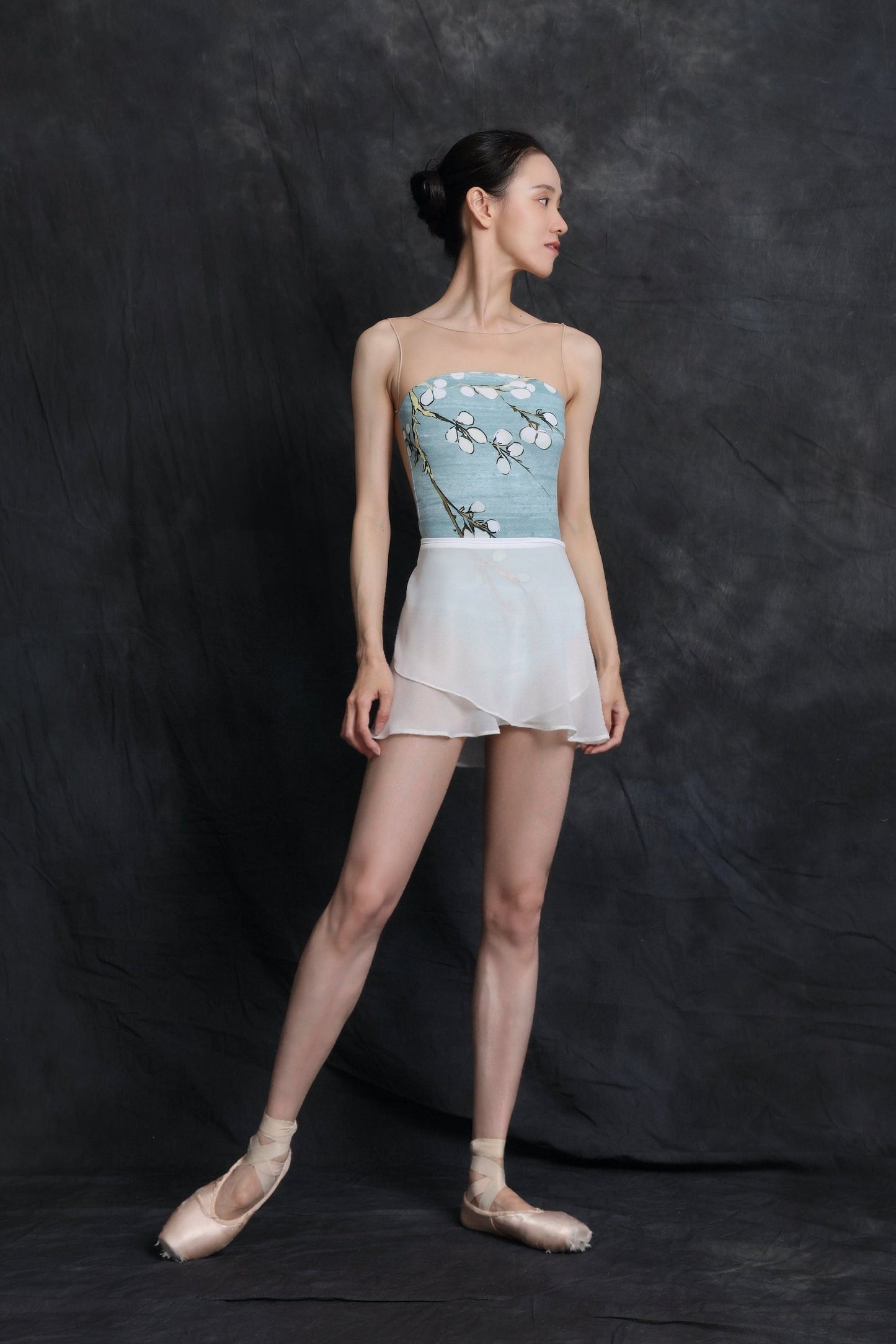 Plum — Mesh Leotard
