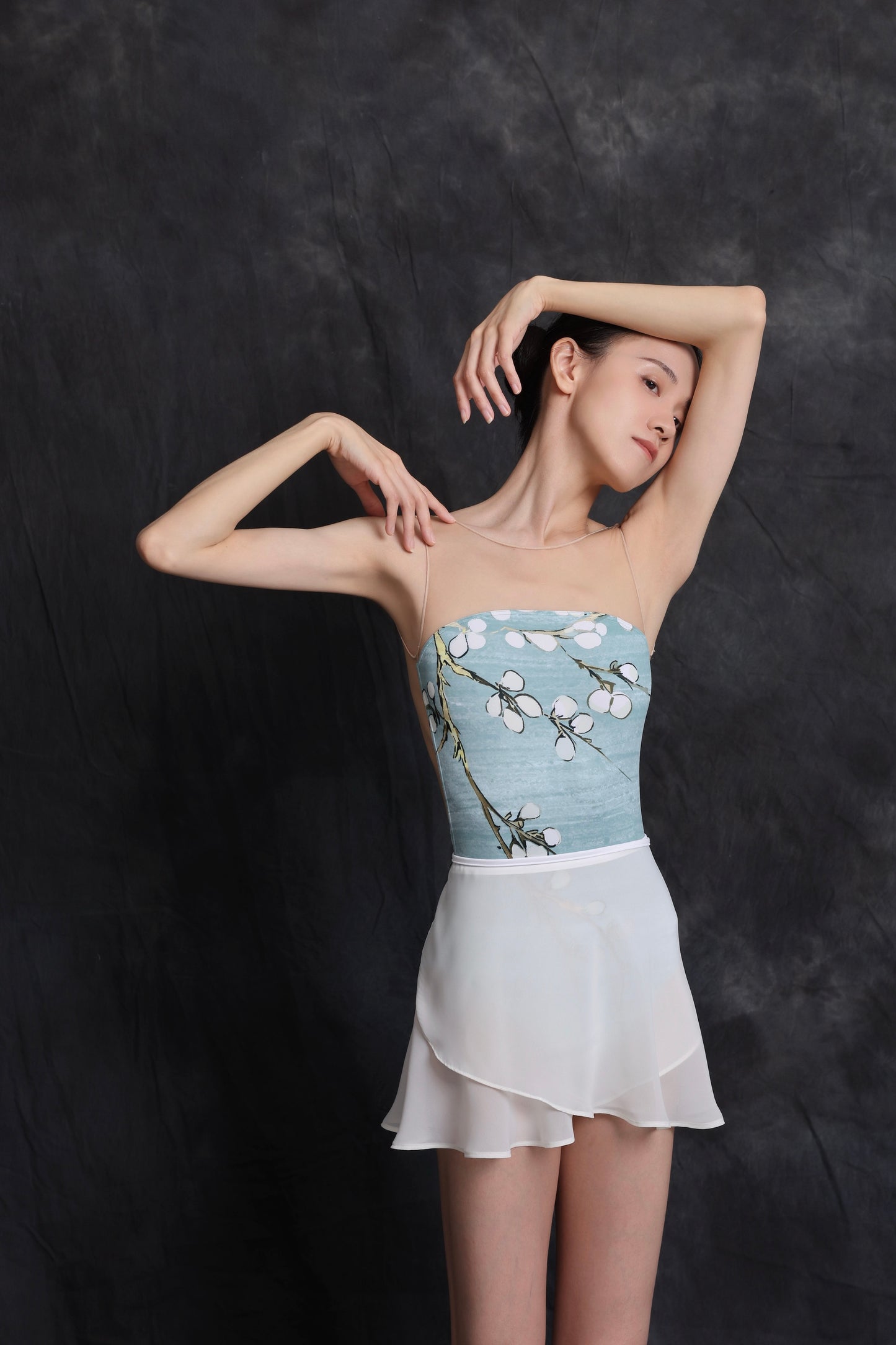 Plum — Mesh Leotard