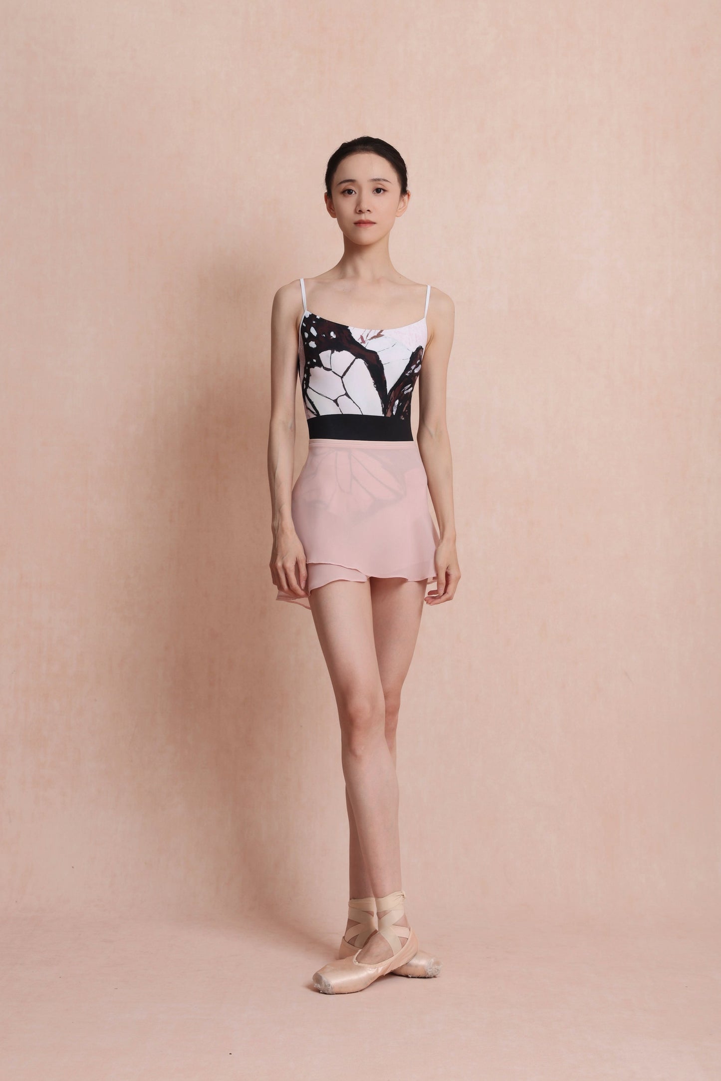 Butterfly — Blush — Strap Leotard