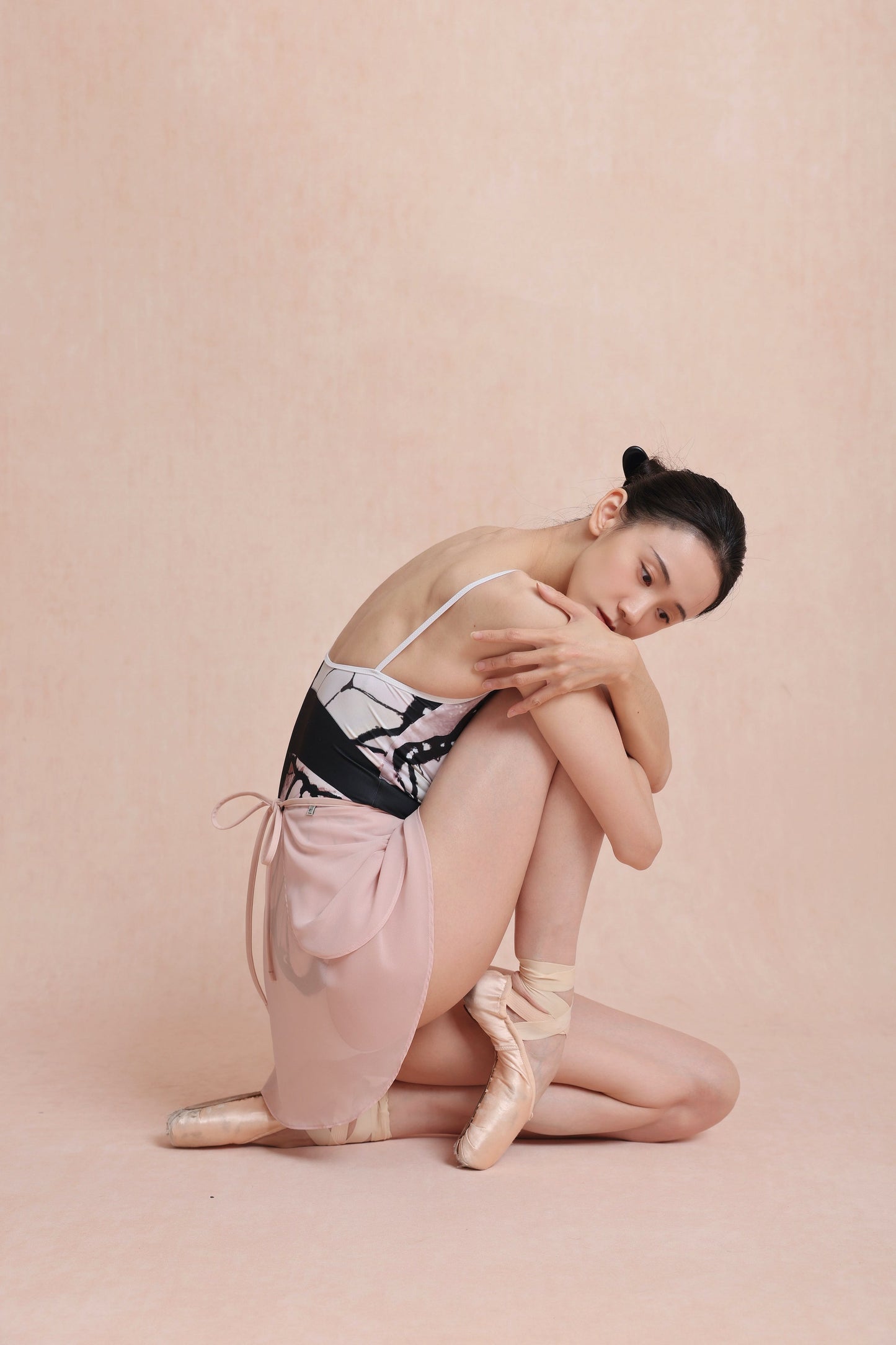 Butterfly — Blush — Strap Leotard