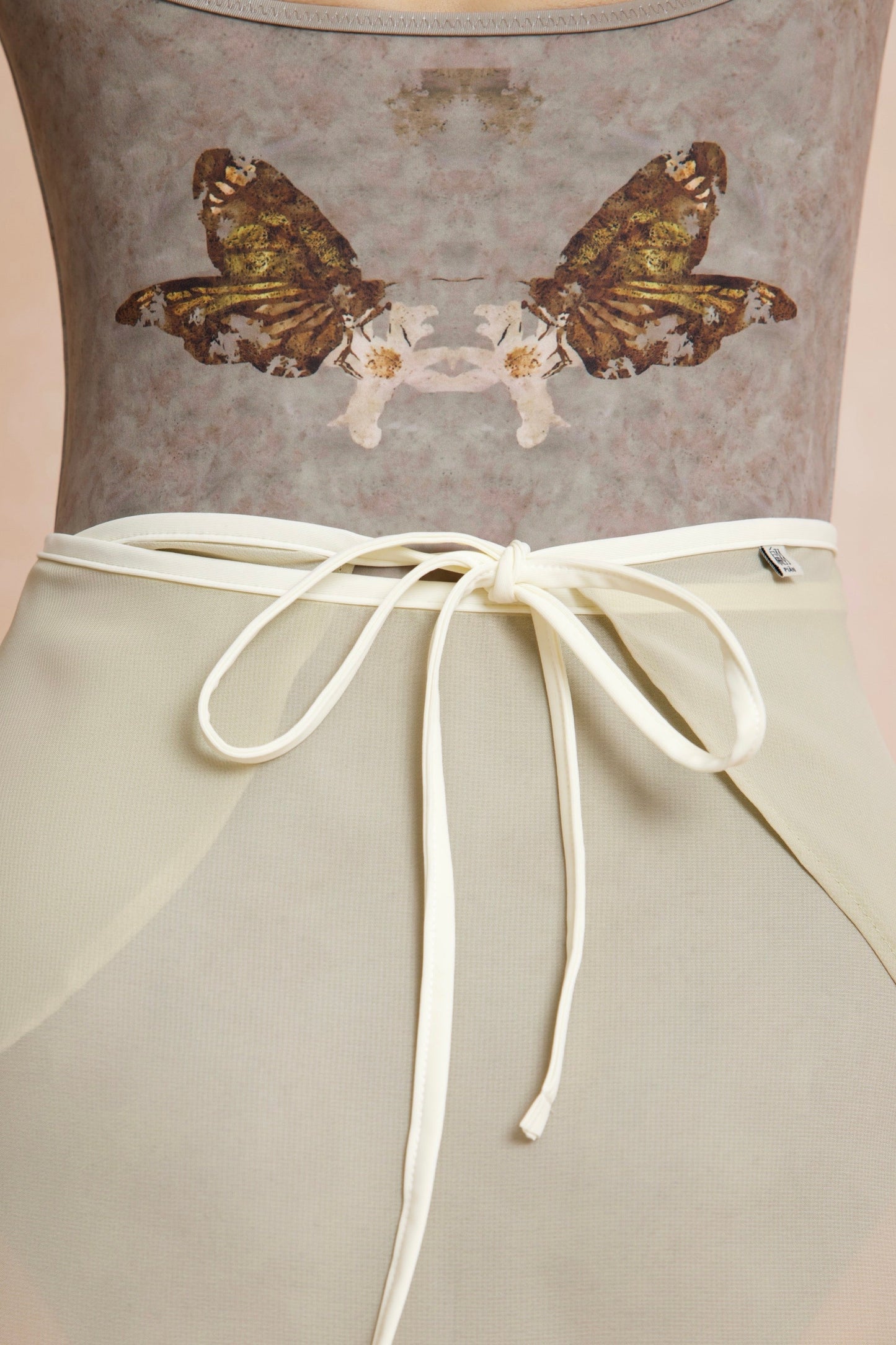 Butterfly — Gilt — Strap Leotard