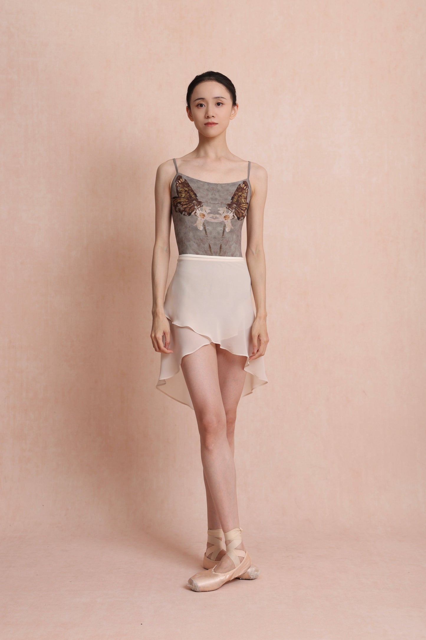 Butterfly — Gilt — Strap Leotard