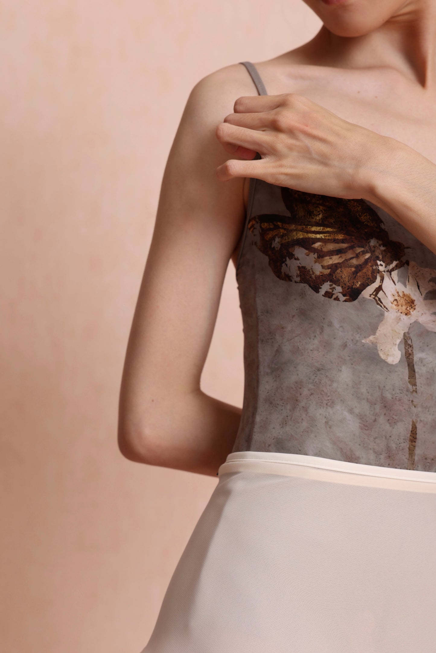 Butterfly — Gilt — Strap Leotard